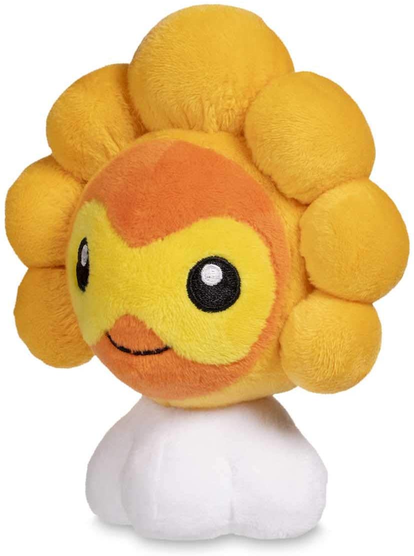 Pokemon Center: Sitting Cuties: Castform (Sunny Form) Plush # 351 - Generation 3 - 6 In