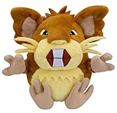 Pokemon 5 Inch Sitting Cuties Plush - Raticate