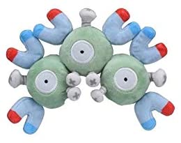Pokemon Center: Sitting Cuties: Magneton Plush # 82 - Generation 1 - 6 In