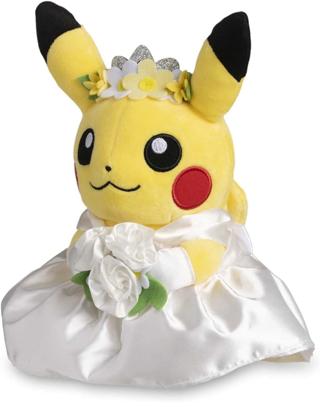 Pokemon 8 Inch Poke Plush - Pikachu Wedding - Dress Pikachu (Female)