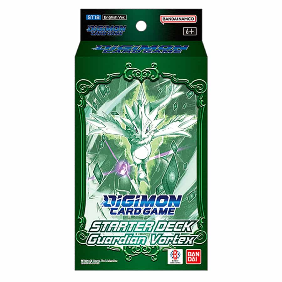Bandai | Digimon Card Game: Guardian Vortex Starter Deck (ST-18) | Trading Card Game | Ages 6+ | 2 Players | 15 Minutes Playing Time
