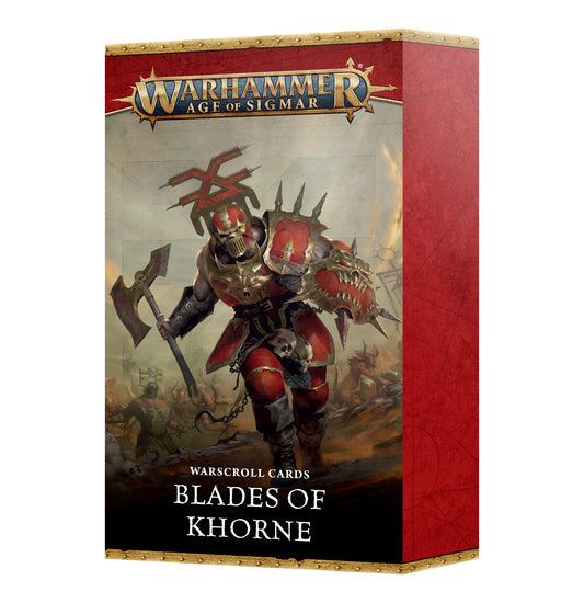 Games Workshop - Warhammer Age of Sigmar - Blades of Khorne - Warscroll Cards 2025