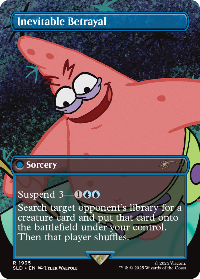 Magic the Gathering Secret Lair x SpongeBob SquarePants: Internet Sensation (Foil)
