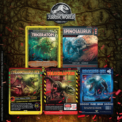 Magic the Gathering Secret Lair x Jurassic World: Life Breaks Free Non-Foil Edition (5 Cards)