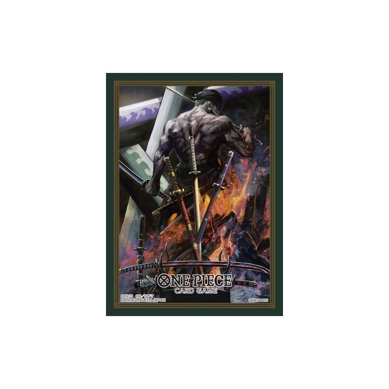 bandai card sleeves One Piece TCG: Official Sleeves 14: Roronoa Zoro