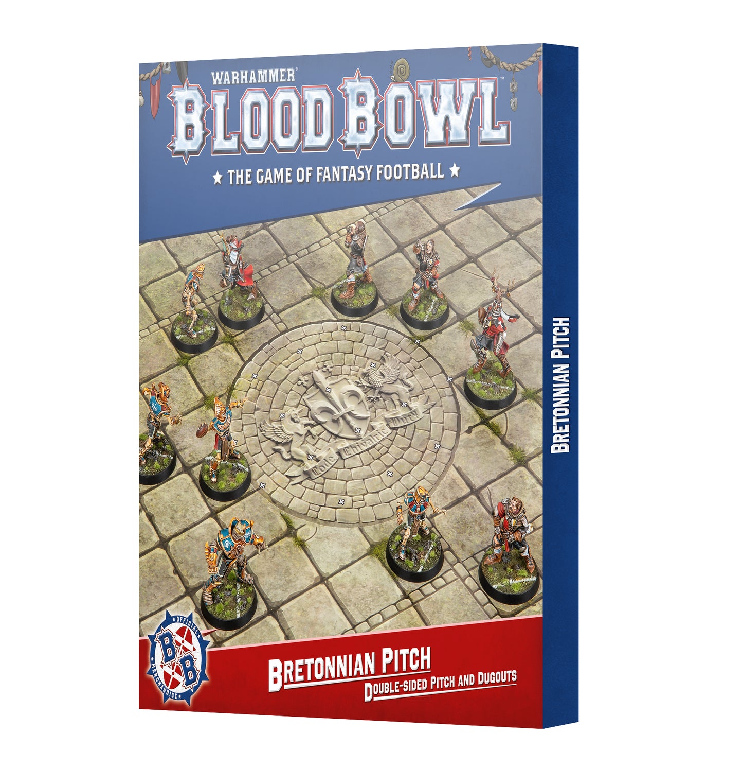 Games Workshop - Blood Bowl - Bretonnian Pitch and Dugouts