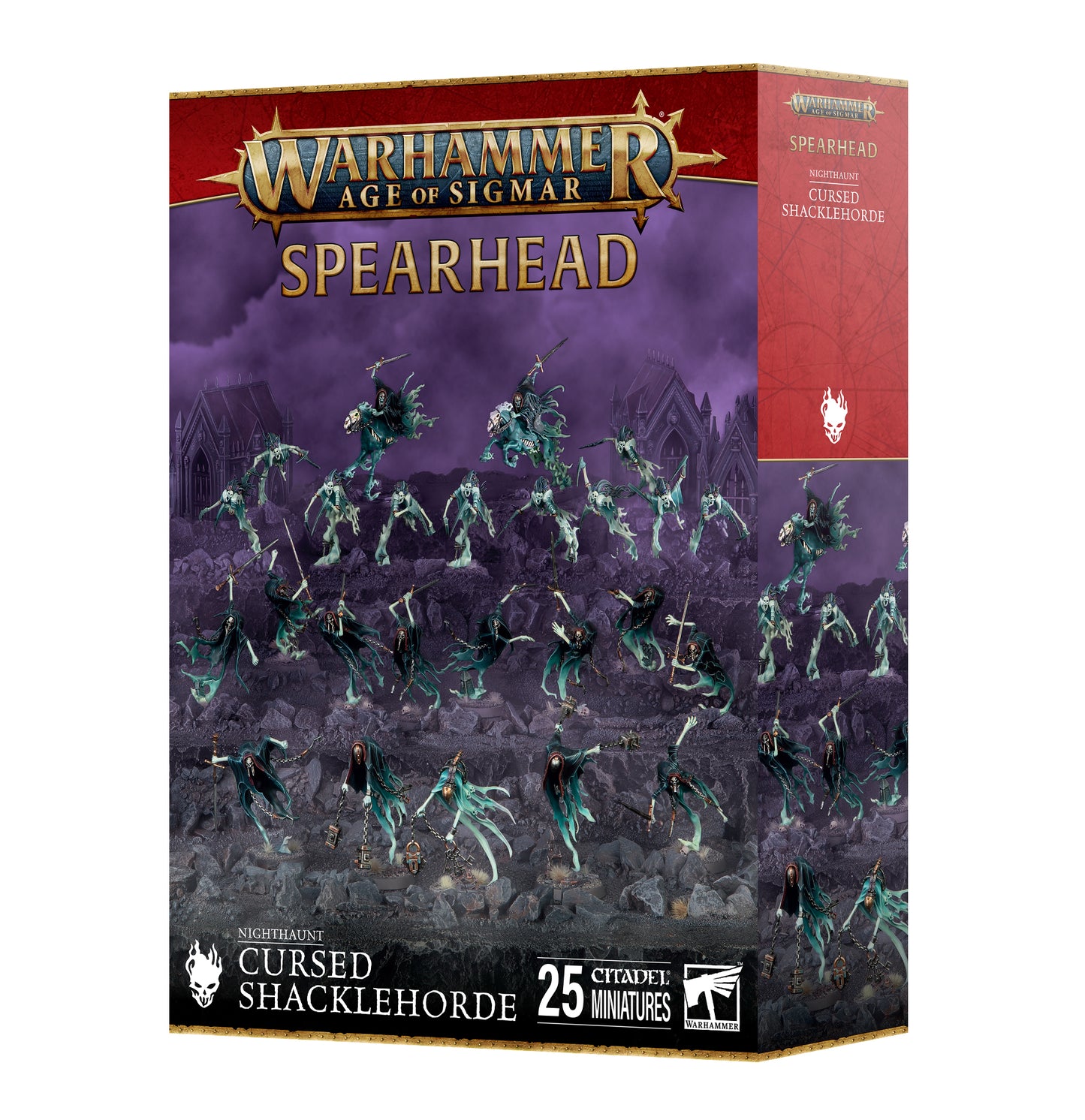 Games Workshop - Warhammer Age of Sigmar - Nighthaunt - Spearhead Cursed Shacklehorde