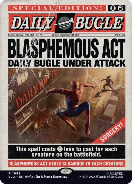 Magic the Gathering Secret Lair x Marvel's Spider-Man: Daily Bugle Breaking News (Foil)