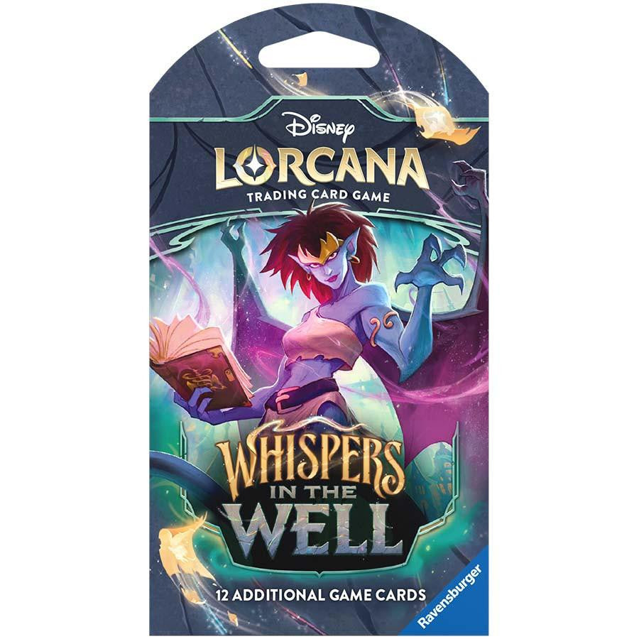Ravensburger Disney Lorcana TCG: Whispers in The Well Assorted Single Booster Pack (12 Cards) - Collectible Trading Cards - Ideal for Disney Fans & TCG Players - Ages 8+