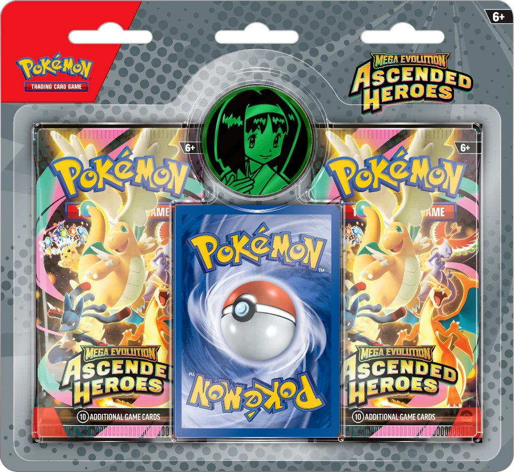 Pokemon TCG: Mega Evolution: Ascended Heroes: 2-Pack Blister (Random Promo)