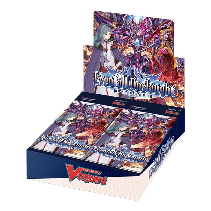CARDFIGHT!! VANGUARD OVERDRESS: BOOSTER: BT12 EVENFALL ONSLAUGHT Boost Collectors Emporium NY CARDFIGHT!! VANGUARD OVERDRESS: BOOSTER: BT12 EVENFALL ONSLAUGHT Boost Collectors Emporium NY
