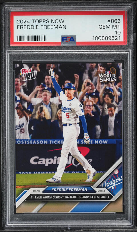 1x Random Graded Baseball Card (Beckett, PSA or CGC) - Grade 8 or Higher