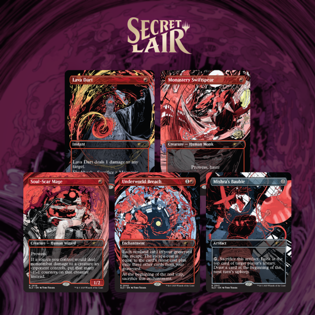 Magic the Gathering Secret Lair VroooOOOMMMMMM! (Raised Foil