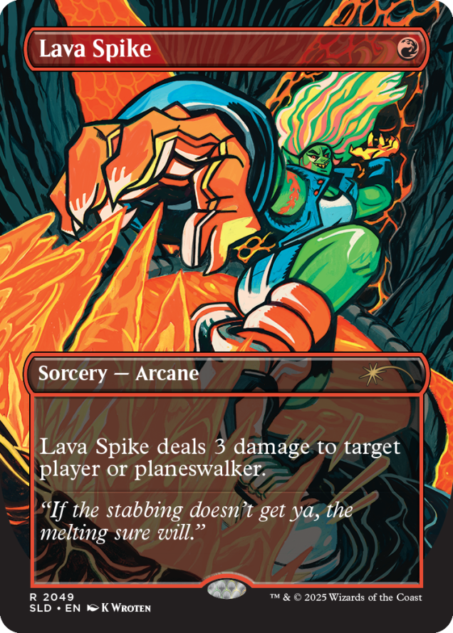 Magic the Gathering Secret Lair Everything Is On Fire (Foil)