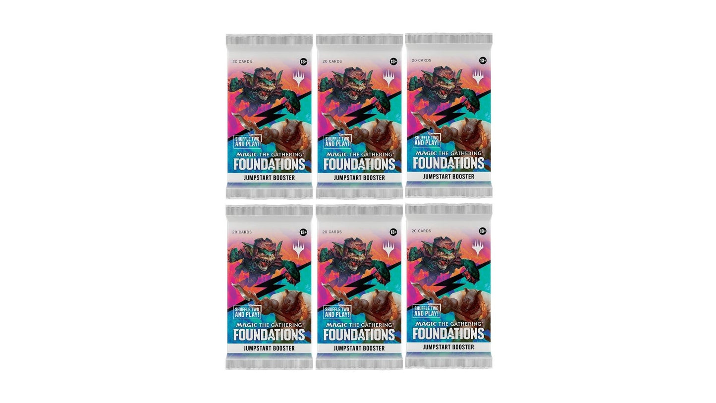 6 Packs MTG Jumpstart Booster Pack Lot MTG Foundations