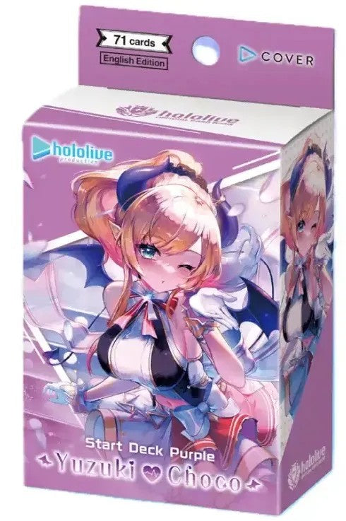 Hololive Official Card Game: Yuzuki Choco Start Deck - 71 Cards