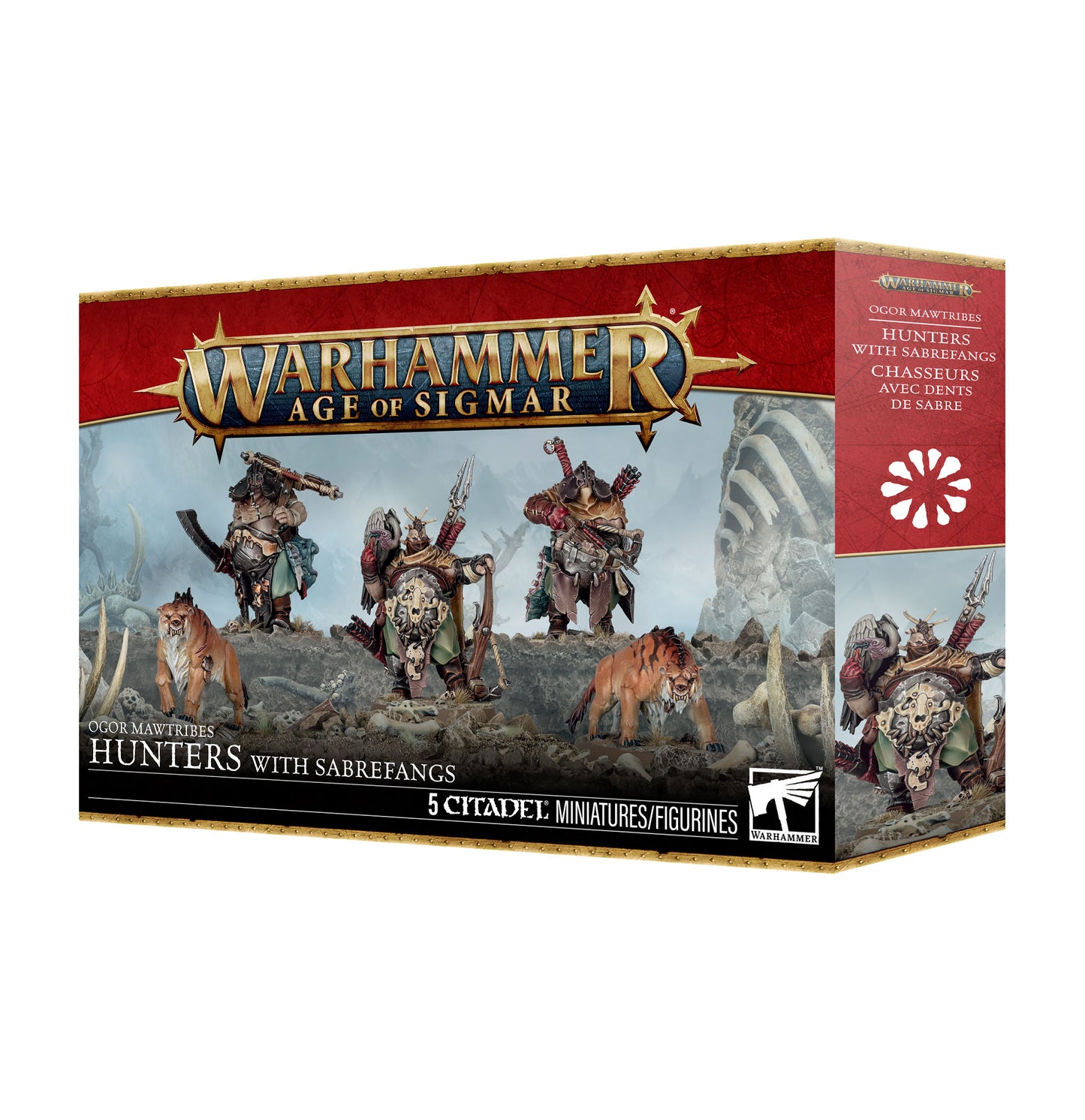 Games Workshop - Warhammer Age of Sigmar - Ogor Mawtribes - Hunters with Sabrefangs