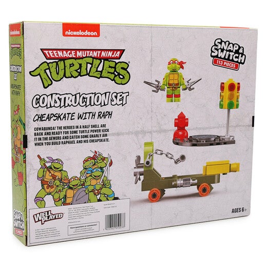 Snap & Switch Teenage Mutant Ninja Turtles Cheapskate with Raph Playset