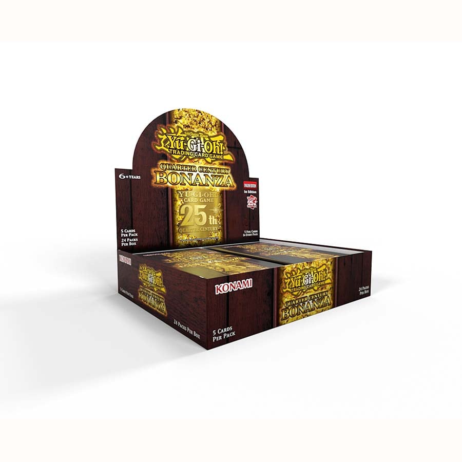 YU-GI-OH CCG: BOOSTER BOX: QUARTER CENTURY BONANZA Collectors Emporium NY YU-GI-OH CCG: BOOSTER BOX: QUARTER CENTURY BONANZA Collectors Emporium NY