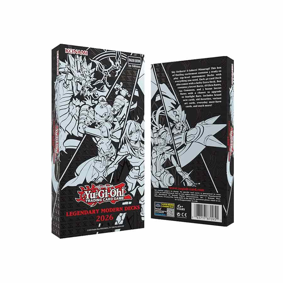 Yu-Gi-Oh! CCG: Legendary Modern 2026 Decks Box Set - Presale Ships 03/13/2026