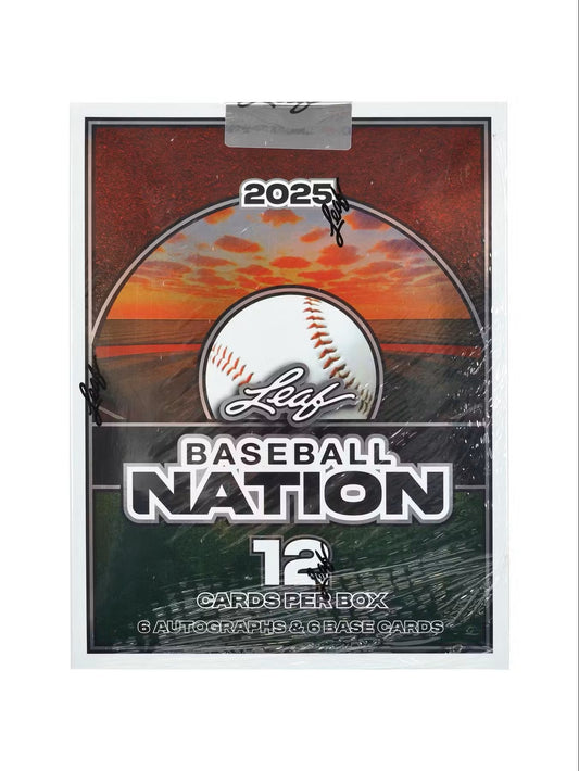 Leaf 2025 Baseball Nation Hobby Box