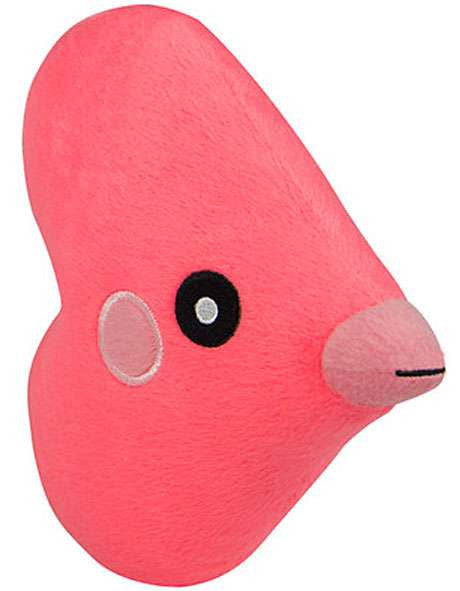 TOMY Pokemon TOMY Luvdisc Pink Heart Shaped Stuffed Plush 7"