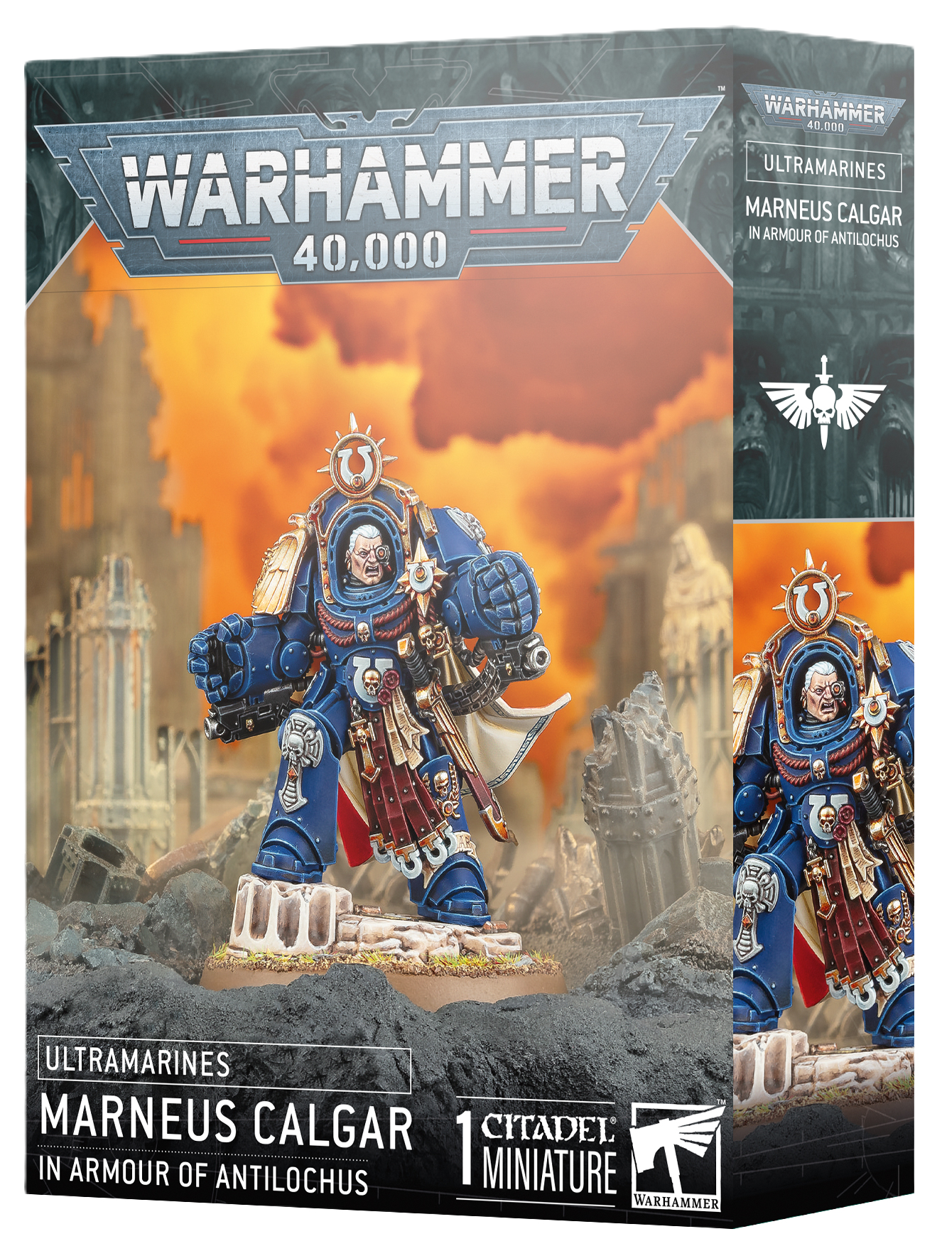 Games Workshop - Warhammer 40K - Ultramarines - Marneus Calgar in Armour of Antilochus