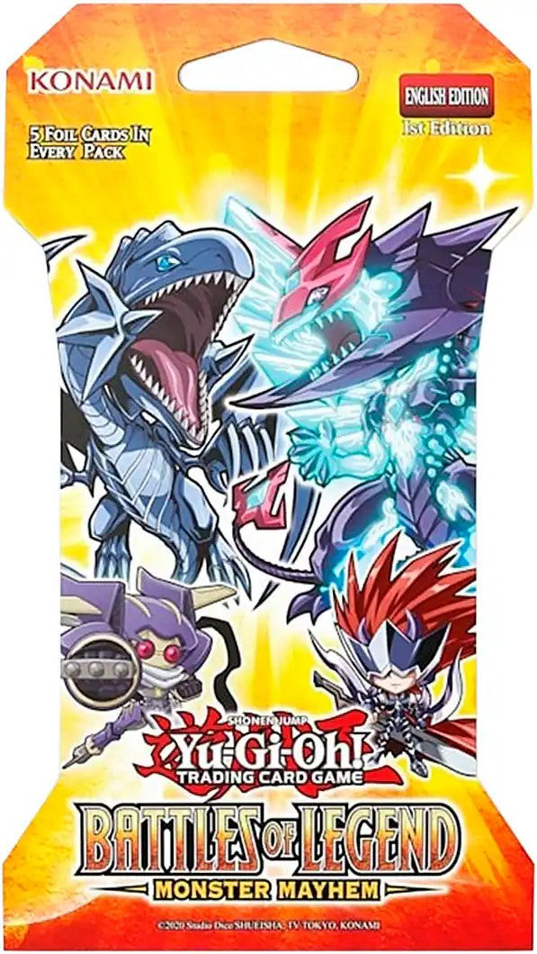 Yu-Gi-Oh! - Battles of Legend Monster Mayhem Booster Pack (1st Edition) - 5 Cards