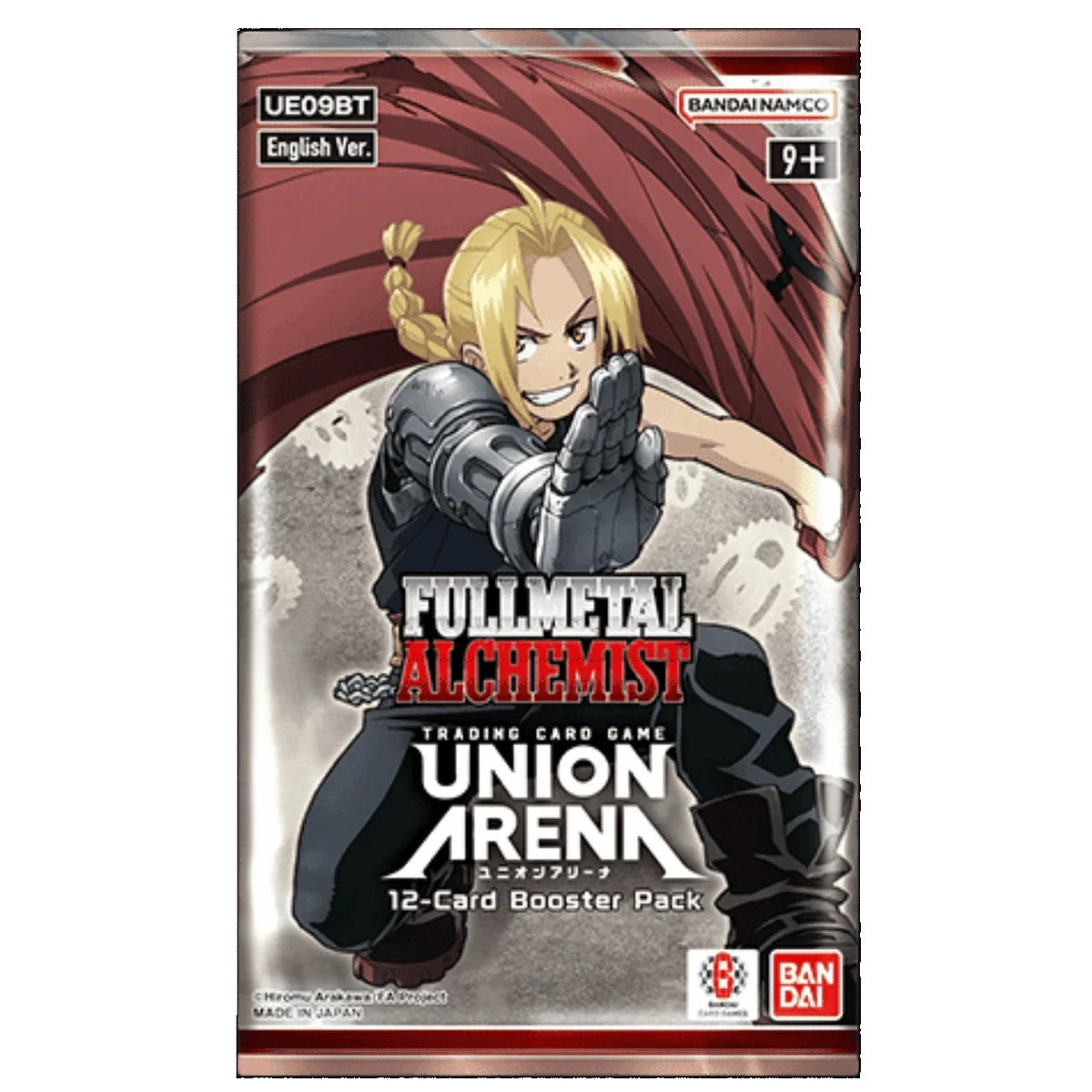 Bandai Union Arena TCG Fullmetal Alchemist Booster Pack UE09BT – English Version – 12 Cards