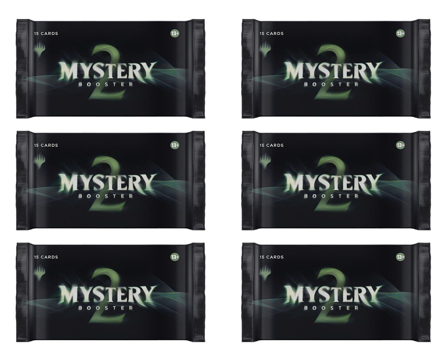 6 Packs MTG Draft Booster Pack Lot MTG Mystery Booster 2