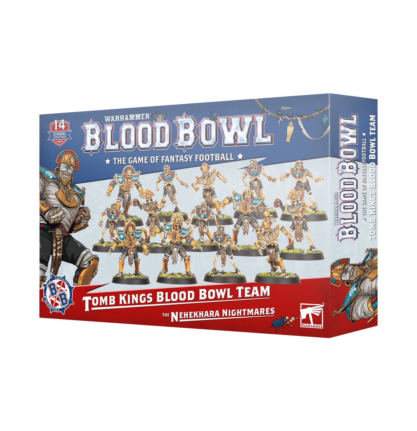 Games Workshop - Blood Bowl - Tomb Kings Blood Bowl Team - The Nehekhara Nightmares
