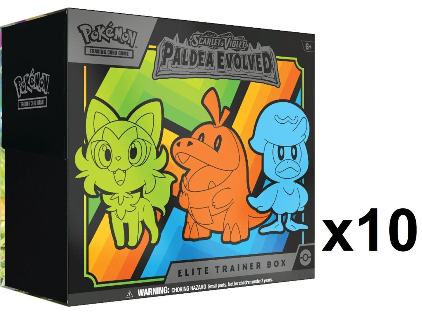 Pokemon TCG Paldea Evolved Elite Trainer Box Case SEALED