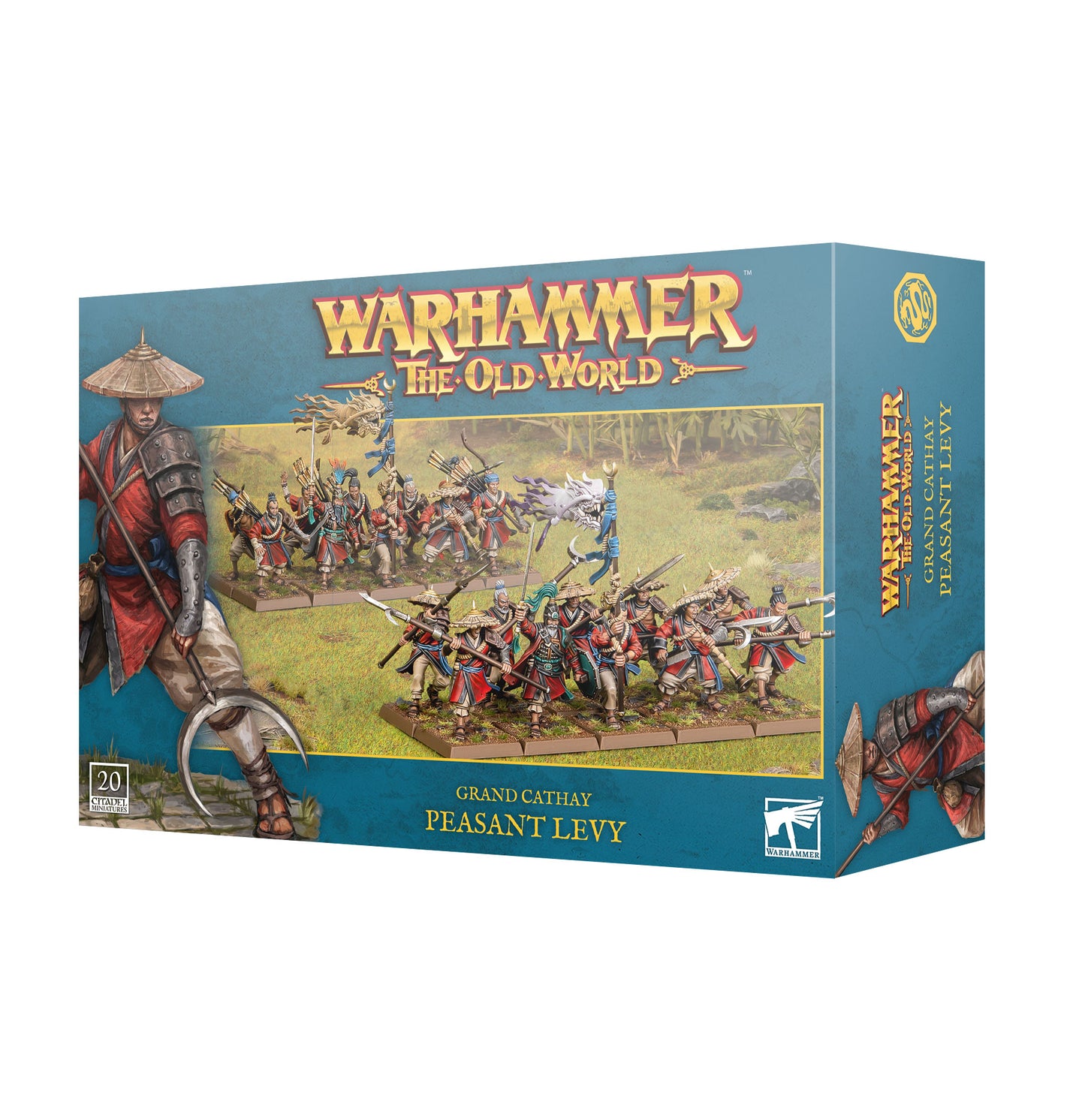 Games Workshop - Warhammer The Old World - Grand Cathay - Peasant Levy