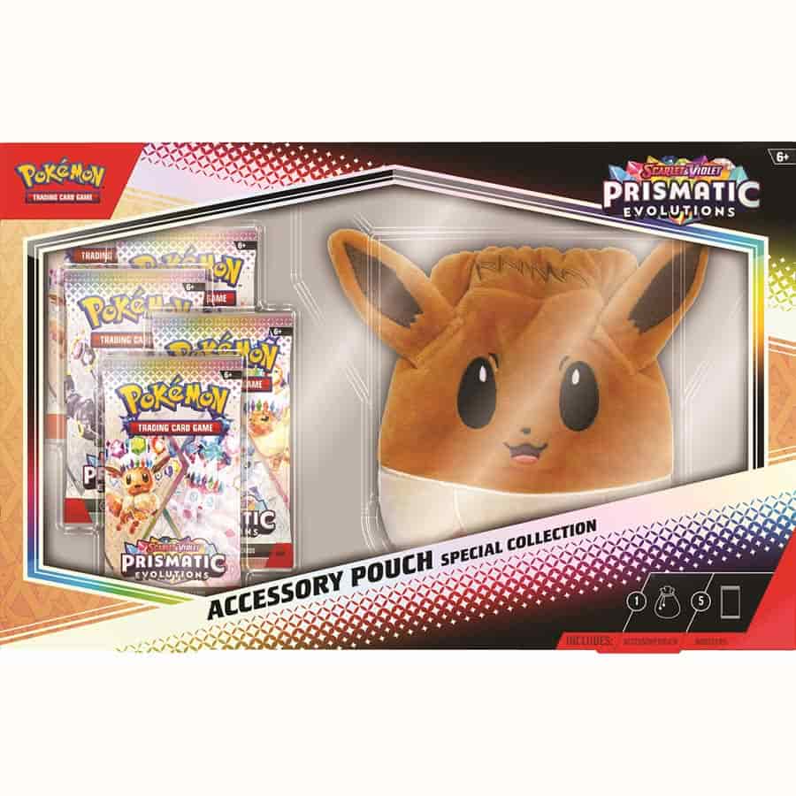 Pokemon TCG: Scarlet & Violet—Prismatic Evolutions Accessory Pouch Special Collection