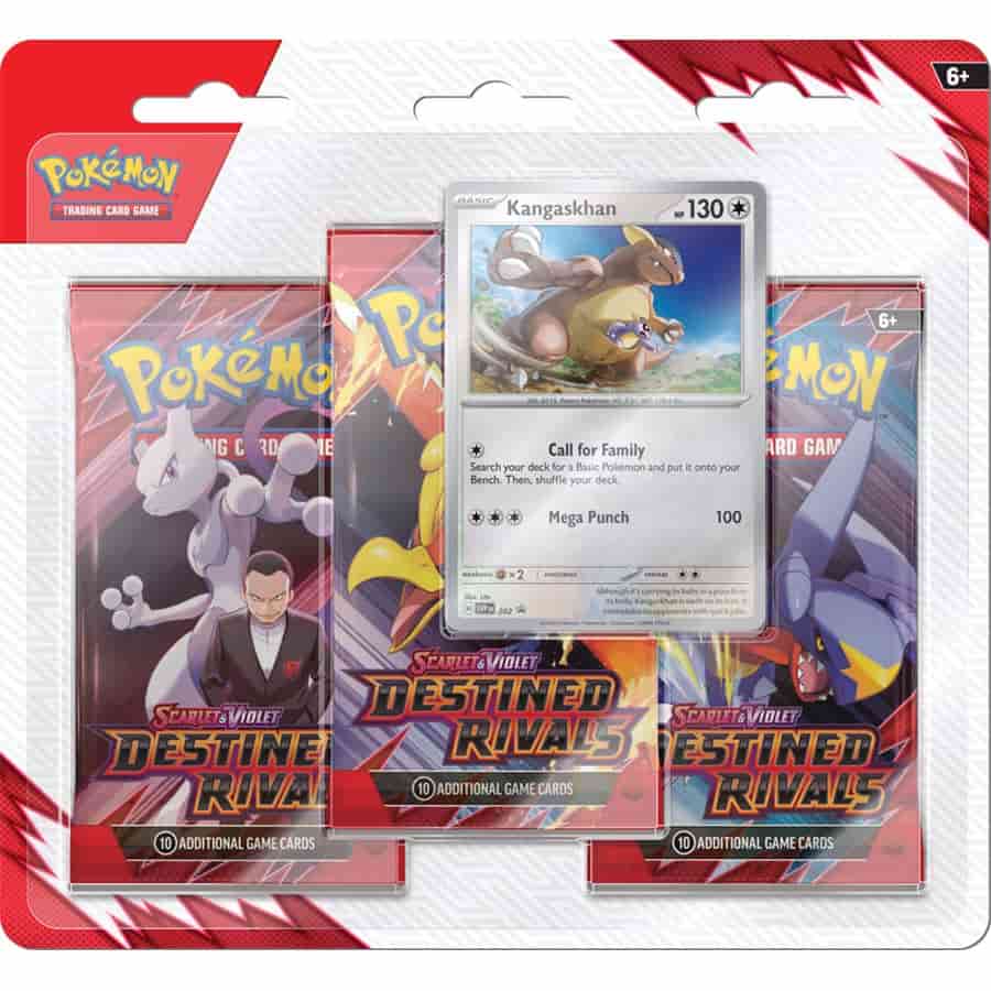 Pokemon TCG: Scarlet & Violet Destined Rivals (SV10) 3-Pack Blister (Random Promo)