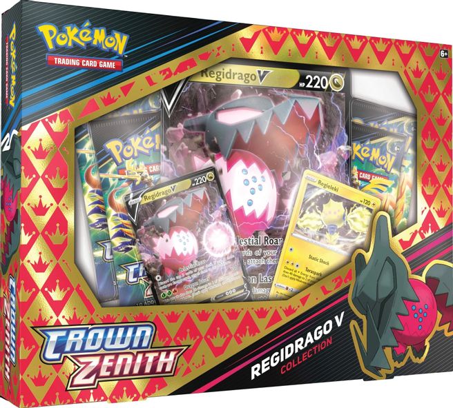 Pokemon TCG: Crown Zenith Collection V Box - Regidrago