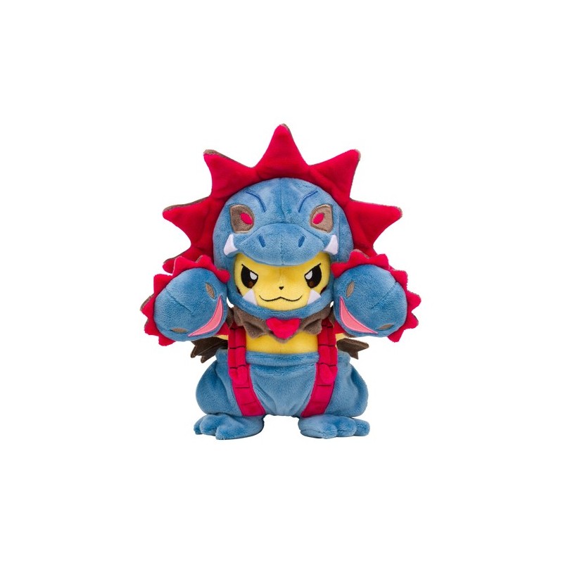 Pokemon Center 8" Plush Pokemon Pikachu with Hydreigon Cape