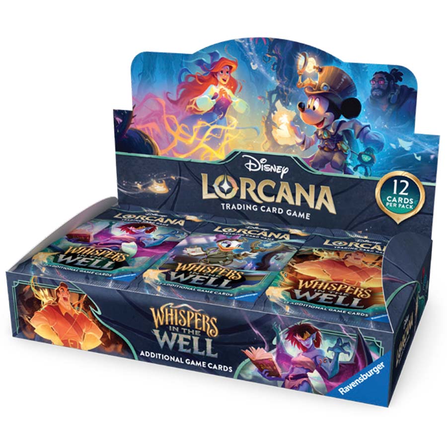 Ravensburger Disney Lorcana TCG: Set 10: Whispers in the Well Booster Pack Display | 24 Packs with 12 Trading Cards Each | Ideal for Collectors & Disney Fans | Suitable for Ages 8+ - Presale Ships 11/14/2025