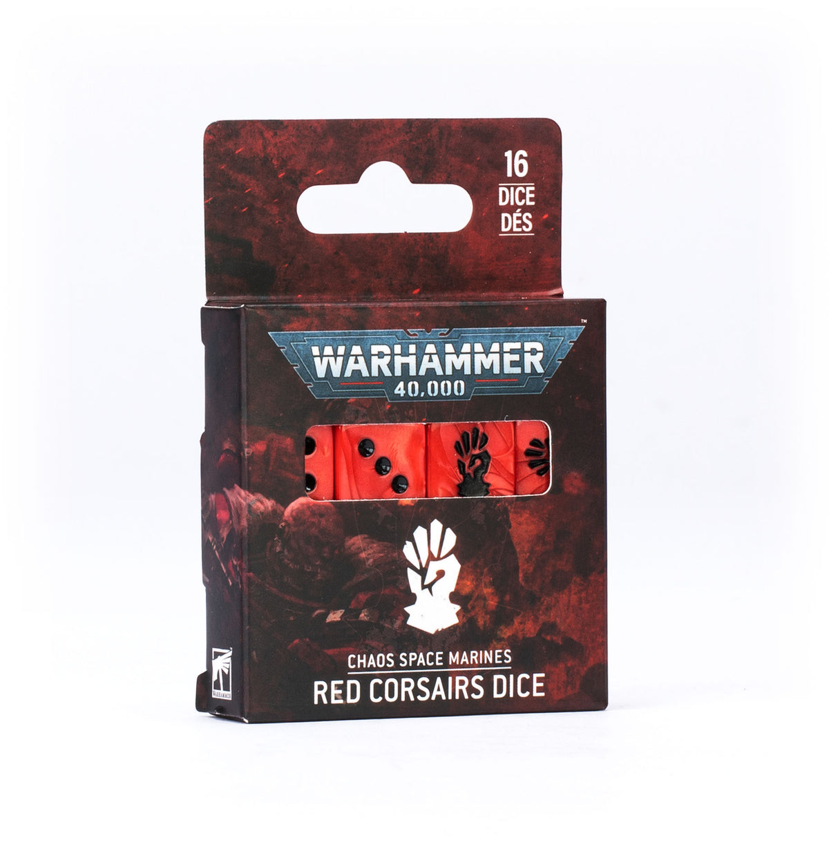 Games Workshop - Warhammer 40K - Chaos Space Marines - Red Corsairs Dice 2026