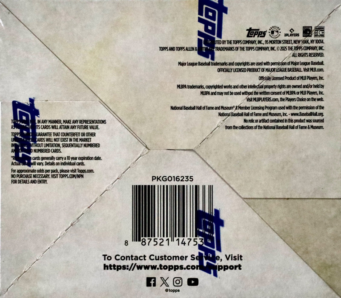 2025 Topps Allen & Ginter Baseball Mitchell & Ness Hobby Box