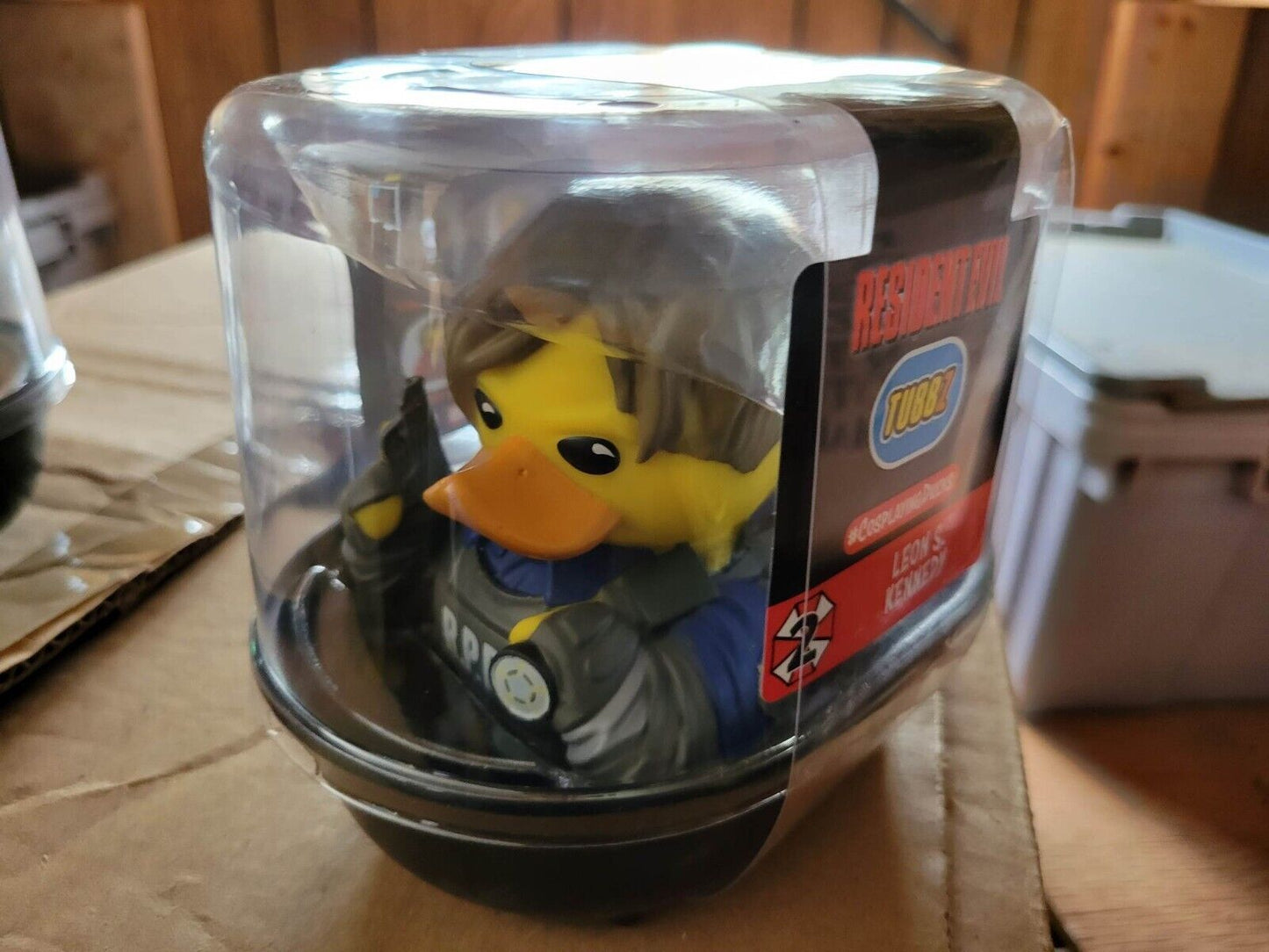 Resident Evil Leon S Kennedy TUBBZ Cosplaying Duck Collectible