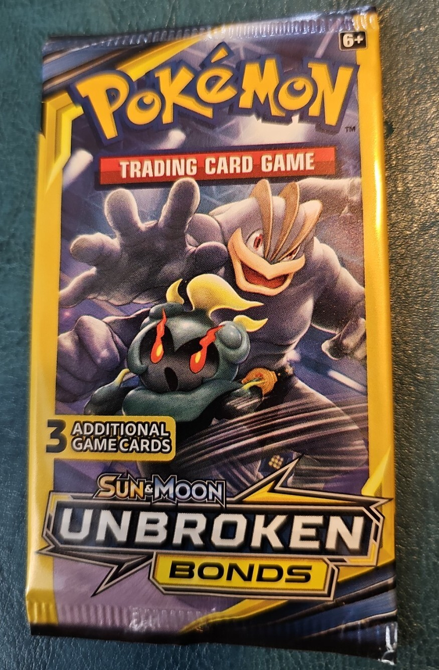 Pokemon Sun & Moon Unbroken Bonds 3-Card Booster Pack