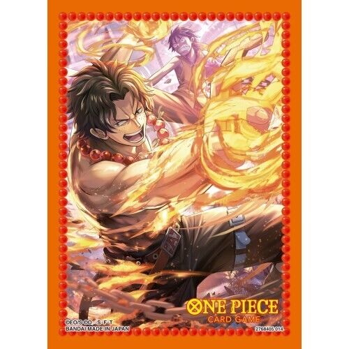 ONE PIECE Card Game Official Card Sleeve Series 10 - Portgas D Ace (70 ct)