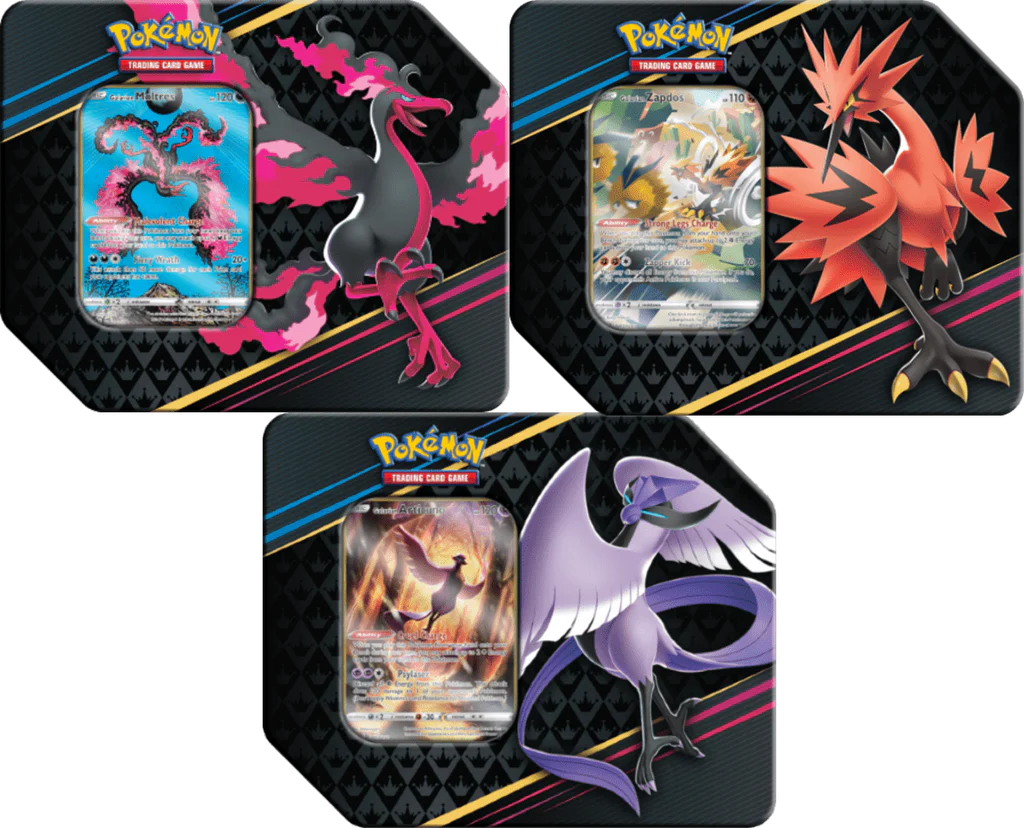 Pokemon TCG: Crown Zenith Tins (Set of 3)