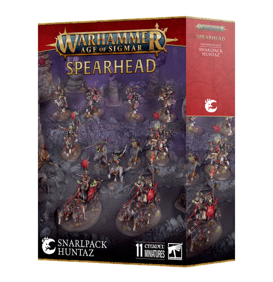 Games Workshop - Age of Sigmar - Gloomspite Gitz - Snarlpack Huntaz Spearhead