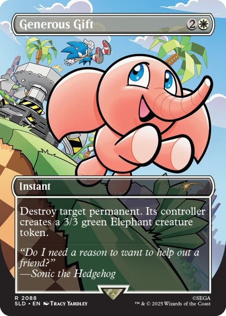 Magic the Gathering Secret Lair x Sonic the Hedgehog: Chasing Adventure - Foil Edition