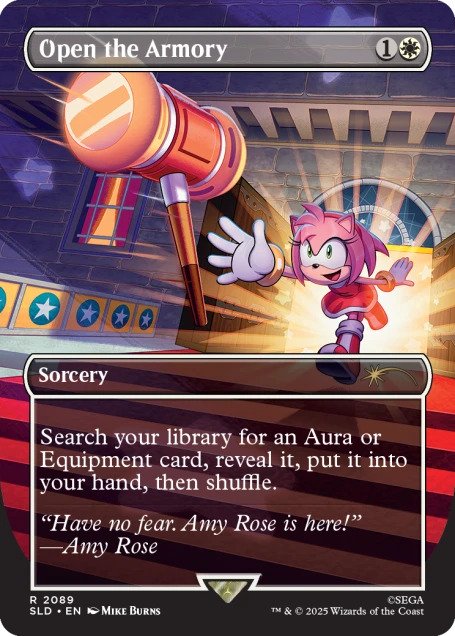Magic the Gathering Secret Lair x Sonic the Hedgehog: Chasing Adventure - Foil Edition