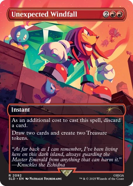Magic the Gathering Secret Lair x Sonic the Hedgehog: Chasing Adventure - Foil Edition