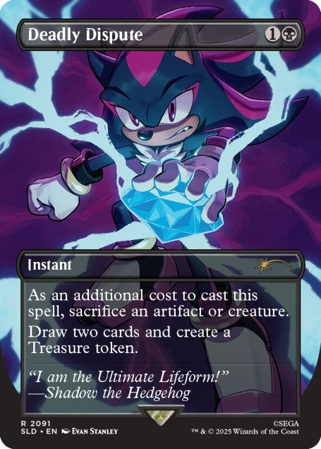 Magic the Gathering Secret Lair x Sonic the Hedgehog: Chasing Adventure - Foil Edition