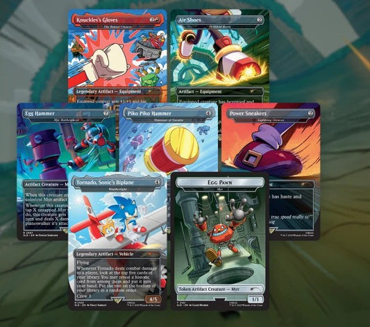 Magic the Gathering Secret Lair x Sonic the Hedgehog: Turbo Gear - Foil Edition